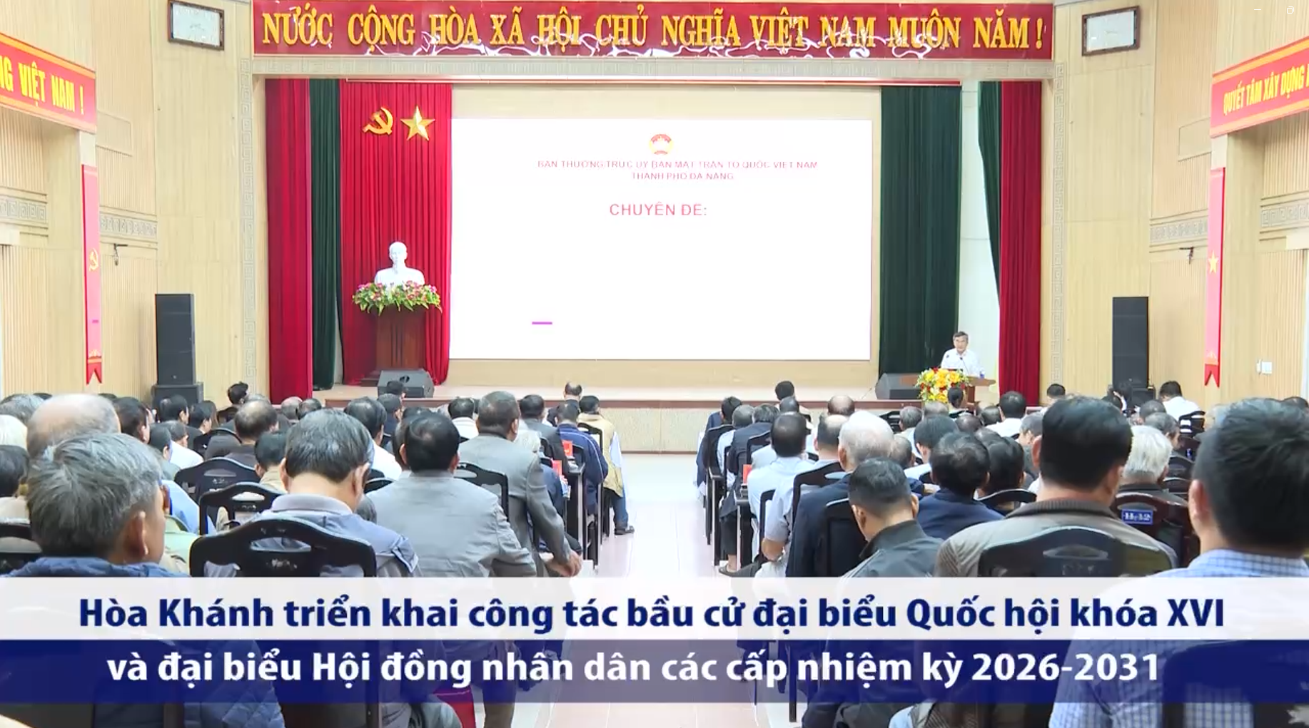 Phường Hòa Khánh triển khai công tác bầu cử đại biểu Quốc hội khóa XVI và đại biểu Hội đồng nhân dân các cấp nhiệm kỳ 2026-2031